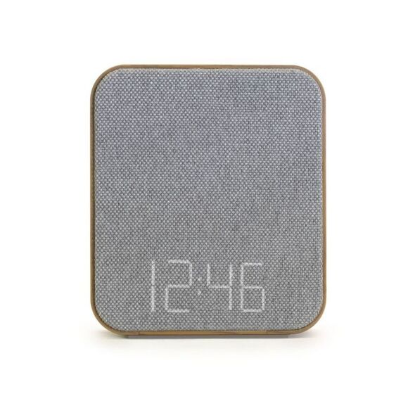 Capello - Wood Sound Sleep Alarm Table Clock Gray - Capello Gray - Picture 1 of 4